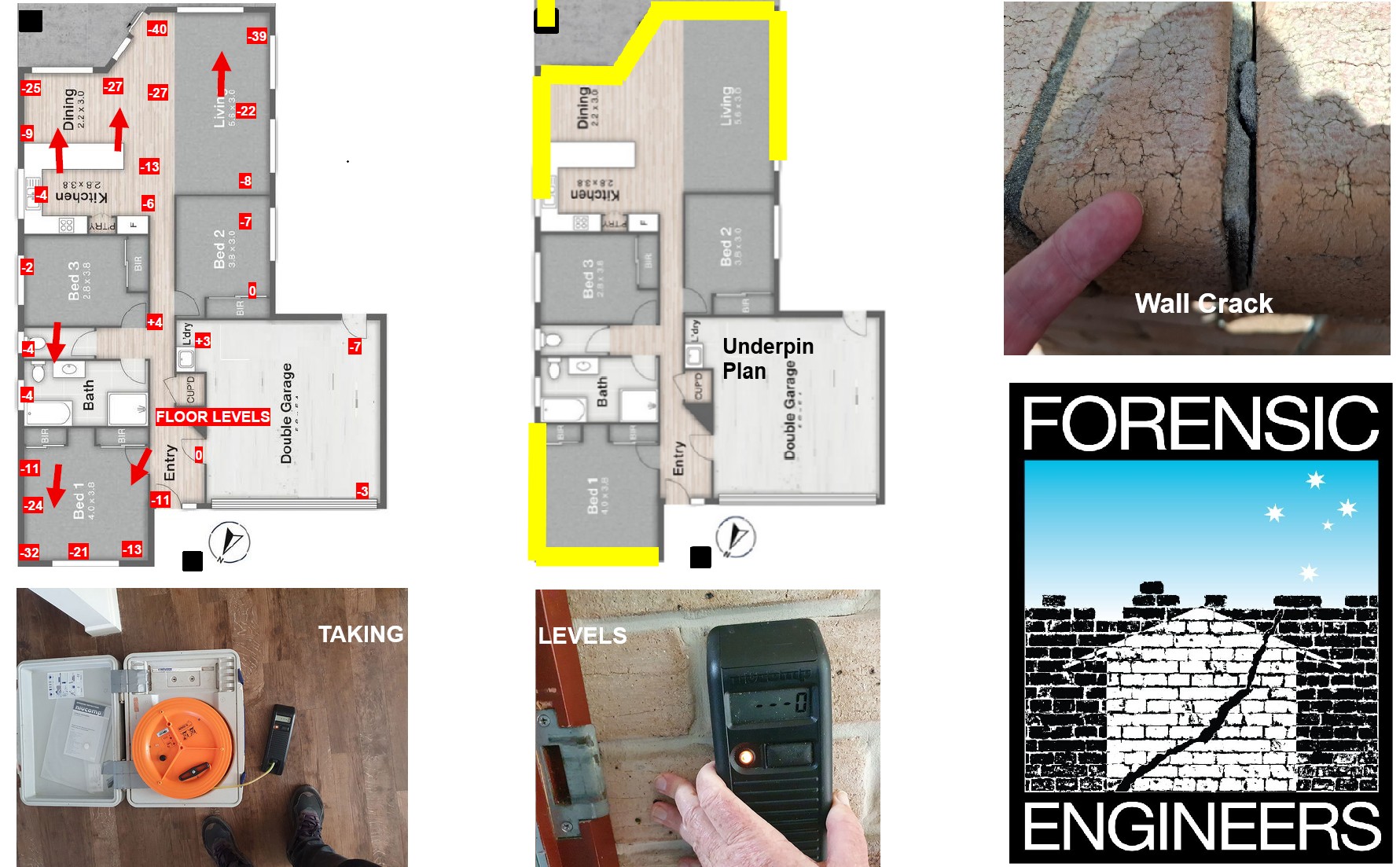 Engineer Reports for Wall Cracks & Subsidence - What Do I get