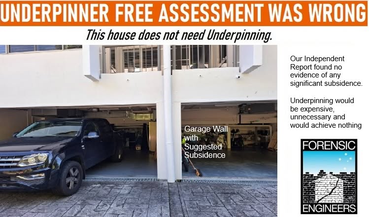 GOLD COAST HOME OWNER WAS TOLD URGENT UNDERPINNING WAS REQUIRED COSTING THOUSANDS OF DOLLARS
