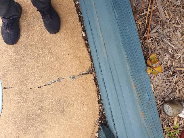 Swimming Pool subsidence