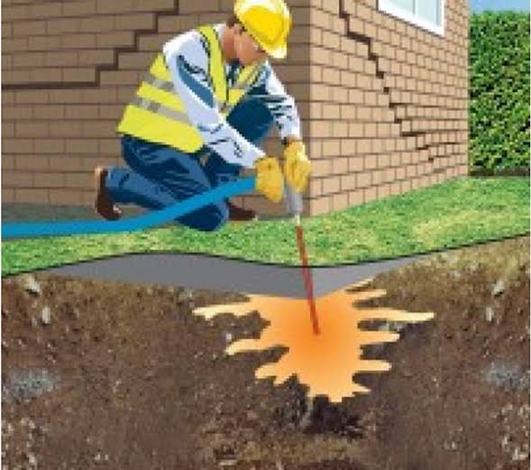 Urethane Resin Underpinning